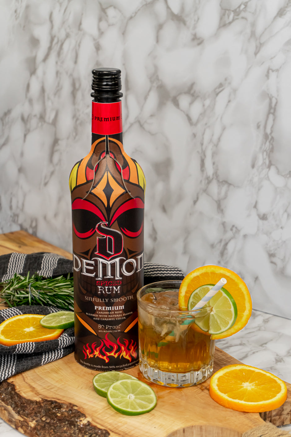 (PRESALE) Demon Spiced Rum in the New Eco Bottle